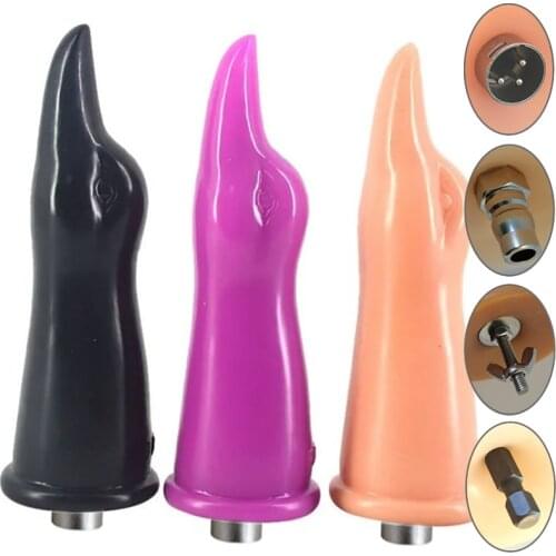 Thick Sex Machine Attachment 3XLR Accessories Animal Dolphin Dildo Anal Plug Love Machine For Women Man Y46