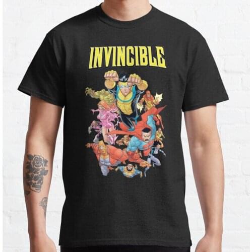 New Invincible Classic T-Shirt Cotton Men Tee Shirt