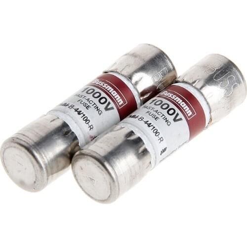 2021 New 2PC DMM-B-44/100 10x35MM 44MA 1000VAC/DC Buss Fuse For Fluke Multimeter BUSSMANN