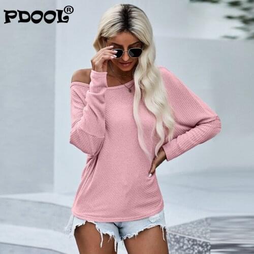 Solid Color Knitwear Women Autumn 2021 European and American Amazon New Round Neck Bat Sleeve Casual Top Women