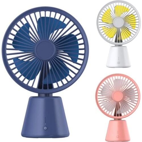 Portable Desktop Round Mini Air Cooler Fan Small Personal Cooling Tools for Home Office Outdoor Travel Summer Appliances