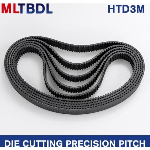 HTD 3M Timing Belt 474/477/480/483/486/492/495/501mm 6/9/10/15mm Width pitch 3mm RubbeToothed Belt Closed Loop Synchronous Belt