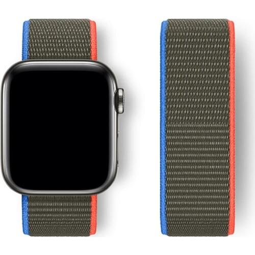 Nylon For Watch band 44mm 40mm 42mm 38mm