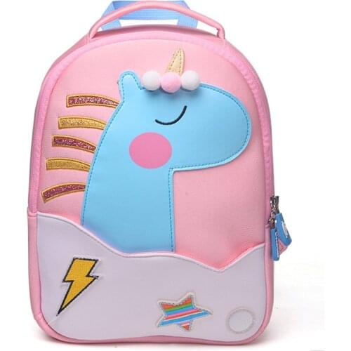 2020 New Fashion Unicorn School Bags for Girls Boy Cute Animals Design Childrens backpack Student Kids Bag Gift Mochila Escolar