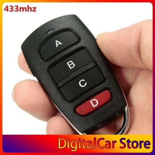 Universal Cloning Electric Gate Garage Door Remote Control Key Fob 433mhz Cloner 4-channel
