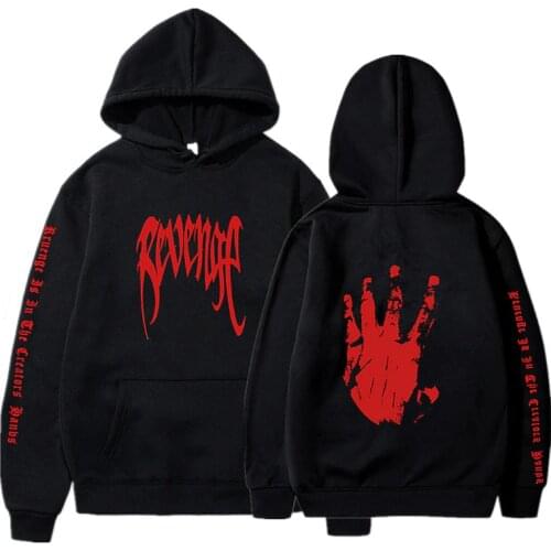 Xxxtentacion Revenge Hoodies Men/Women Sweatshirts Rapper Hip Hop Hooded Pullover Sweatershirts Male/Women Clothes Hoodie Men