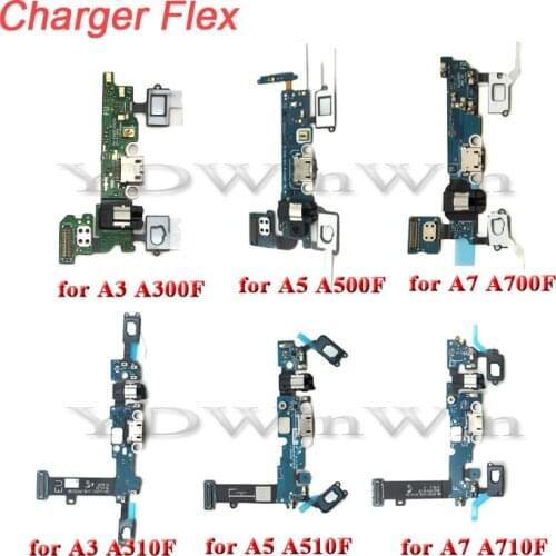 1pcs Charging Charger USB Dock Connector Flex Cable For Samsung Galaxy A3 A5 A7 2015 2016 A300F A500F A700F A310F A510F A710F