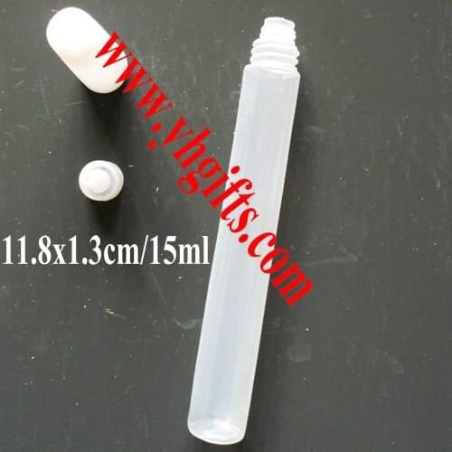 100PCS/LOT.Refillable bottles,Glue bottle,Drawing toys.Kids toy.11.8x1.3cm/15ml,Kindergarten crafts.Tools