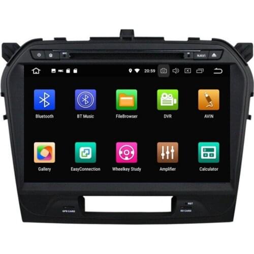 IPS Screen 4GB RAM Octa Core 10.1" Android 8.0 Car Radio DVD Player for Suzuki Vitara 2015 GPS Bluetooth 4G WIFI USB 32GB ROM