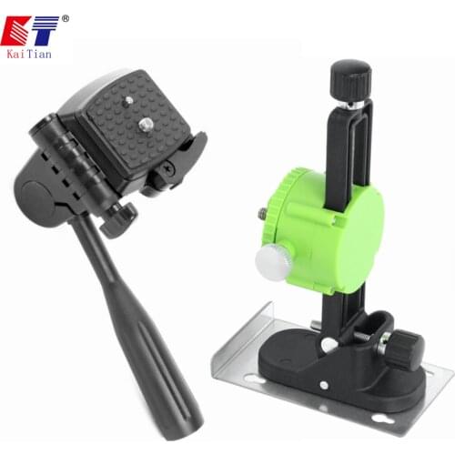 KaiTian Laser Bracket 1/4" Super Powerful 360 Rotary&Adjust Angle Stable for Green/Red 12 Lines&16 Lines Nivel 4D Laser 3D Level