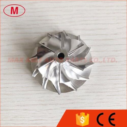 GT2256V 39.60/56.03mm 436336-0019 6+6 blades high performance milling/aluminum 2618/Billet compressor wheel for OM612