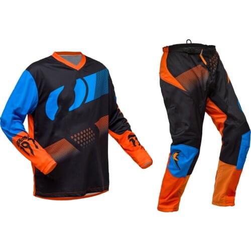 Element Factor 2020 Motocross Suit Orange MX Off Road Jersey Pants Kit