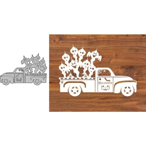 Metal cutting dies Halloween Car mold card Scrapbook paper craft knife mould blade punch stencils New 2021