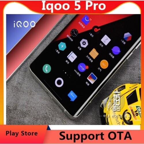DHL Fast Delivery Vivo Iqoo 5 Pro 5G Cell Phone 6.56" 120HZ 50.0MP 120W Super Charger Face ID Fingerprint Snapdragon 865 OTA