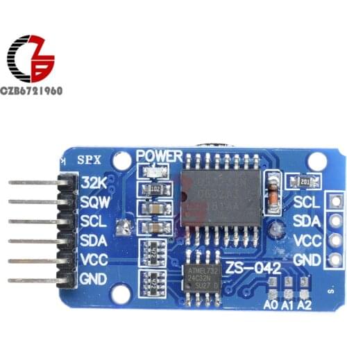 2Pcs DS3231 Time Clock Module AT24C32 IIC Precision RTC Real Time Clock Memory Board for Arduino New Original