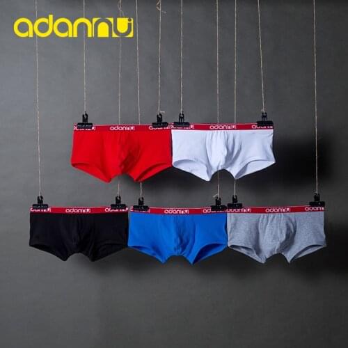 Men Underwear Boxer Cotton Male Pants Cueca Tanga Comfortable Underpants Breathable U Pouch Calzoncillo Mens Clothing Shorts