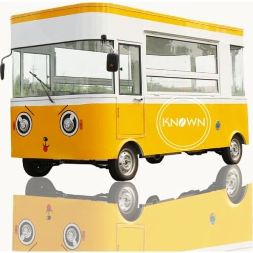 New design 3.5 m long electric fast food mobile kitchen trailer jewelry kiosk hotdog food cart