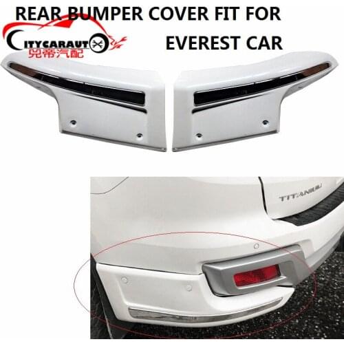 CITYCARAUTO REAR BUMPER COVERS AUTO ACCESSORIES SUV 4X4 FIT FOR EVEREST REAR BUMPER COVER 2015-2017 CAR