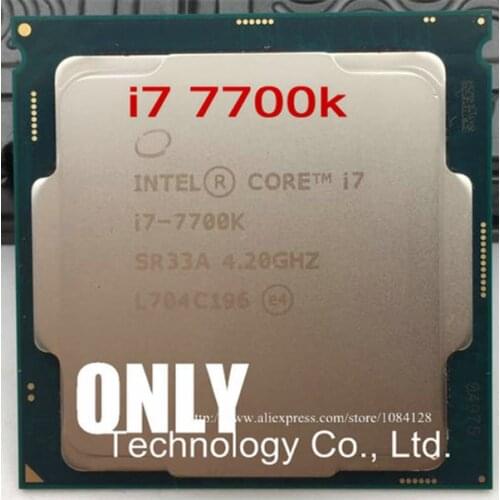 For Intel Core i7 7700K Processor 4.20GHz 8MB Cache Quad Core Socket LGA 1151 Quad Core Desktop I7-7700KCPU