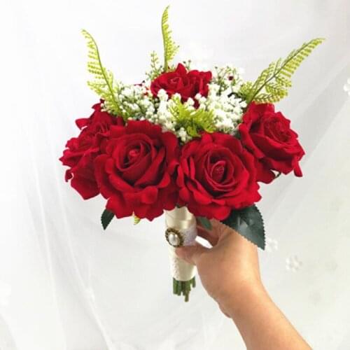 Perfectlifeoh Wedding Bouquet Babysbreath Wedding Bouquets Pageant Bridal Flowers Wedding Accessories