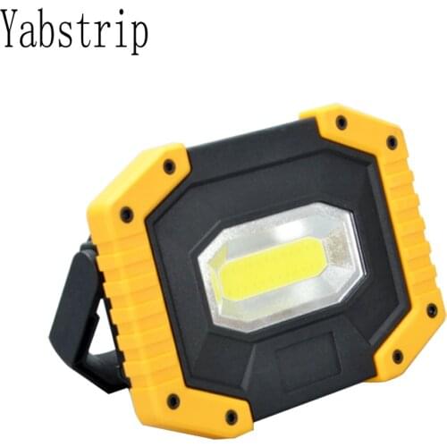 LED work light lamp 18650 Rechargeable Battery Portable Lighting searchlight for camping hunting Floodlight Spotlight werklamp