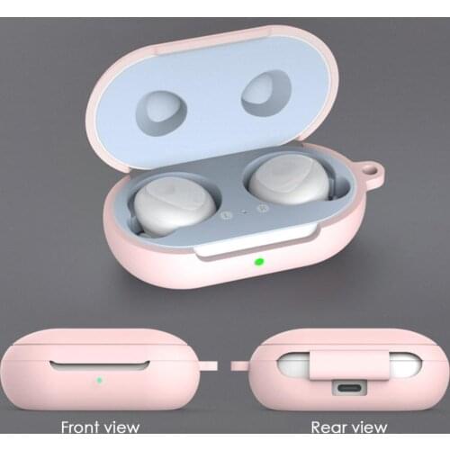 Waterproof Silicone Solid Color Bluetooth Earphone Protective Case Cover For Samsung Galaxy Earbuds Accessories