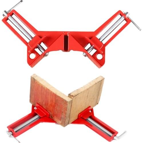1PC Rugged 90 Degree Right Clamp DIY Corner Clamps Quick Fixed Fishtank Glass Wood Picture Frame Woodwork Right