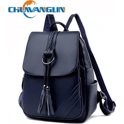 Women Leather Backpacks Fashion Shoulder Bag Female Backpack Ladies Travel Backpack Mochilas School Bags For Girls 2261529
