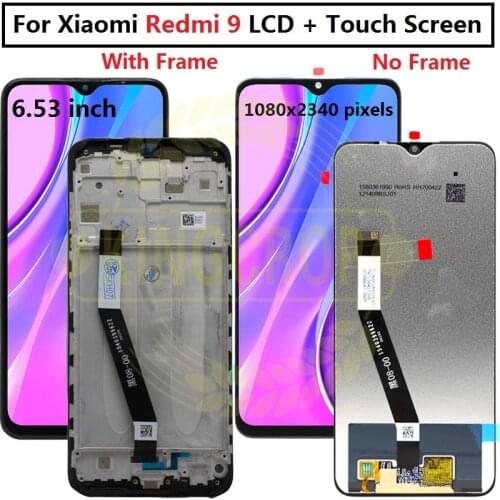 6.53"For Xiaomi Redmi 9 lcd Display Touch Screen Digitizer Assembly For Redmi 9 Lcd Replace For Xiaomi Redmi 9Lcd Redmi9 Lcd