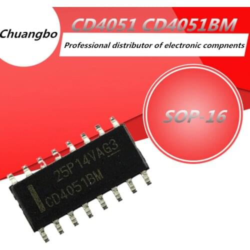 10PCS CD4051BM CD4051BM96 SOP16 CD4051 SMD New spot