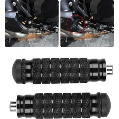 2pcs CNC Motorcycle Rear Footrests Universal M8 Non-slip Foot Rest Pegs Pedals motorcycle accessories