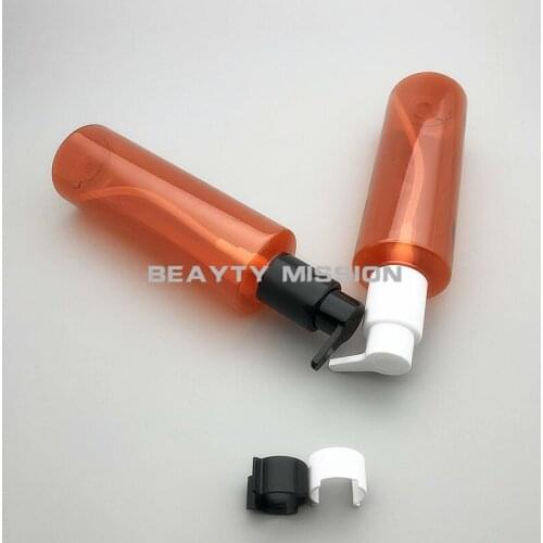 BEAUTY MISSION 24 pcs/lot 250ml red empty lotion pump bottle,shampoo cosmetic containers for white/black lotion dispenser