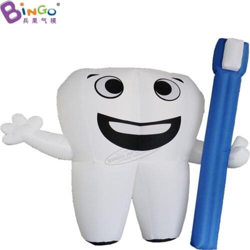 Free shipping 3m tall giant advertising inflatable teeth model / 10 feet inflatable tooth balloon / tooth inflatable toys