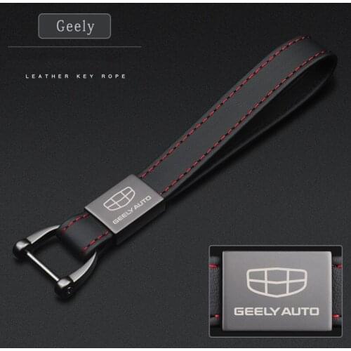 Keychain Creative Fashion Keyring Pendant Accessories For Geely Atlas Coolray Mk Cross Boyue NL3 X6 EX7 Emgrand X7 SUV GS GT GC9