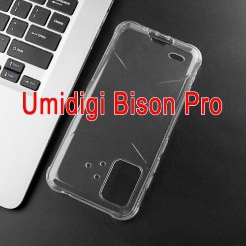 Case For Umidigi Bison Pro Cover Black Transparent Shockproof Silicone Soft Phone Protective Shell Etui For Umi Bison Pro Case