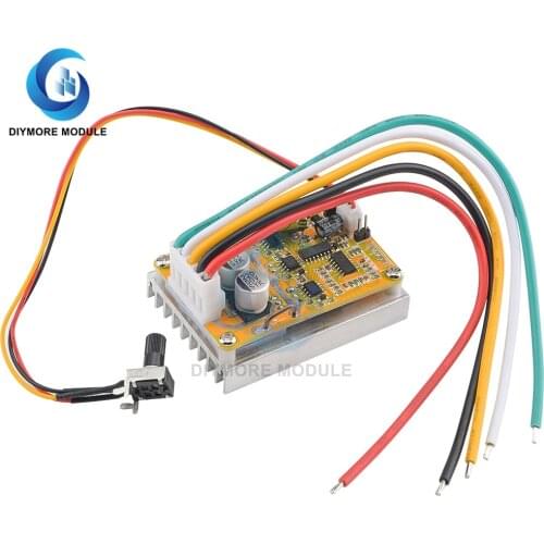 DC 5-35V 350W BLDC Three-Phase DC Brushless With Hall/Without Hall Motor Controller Sensorless Brushless Moto