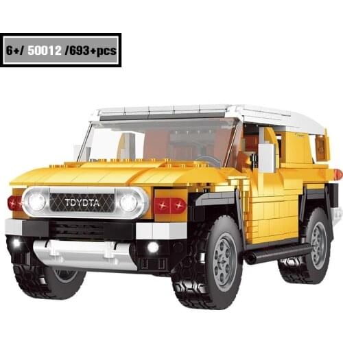 High Tech Off-Road Vehical SUV Creator Static Model Car Building Blocks Simulation Bricks Assembly Toys Children Birthday Gift