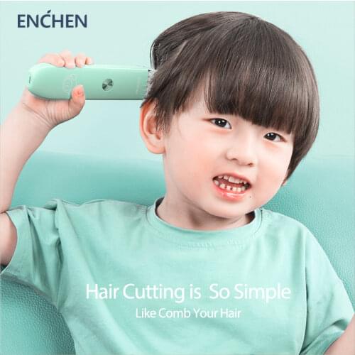 ENCHEN YOYO Hair Clippers Hair Cutter Machine for Baby Rechargeable Electric Ceramic Cutter Clipper Professional Hair Cutting