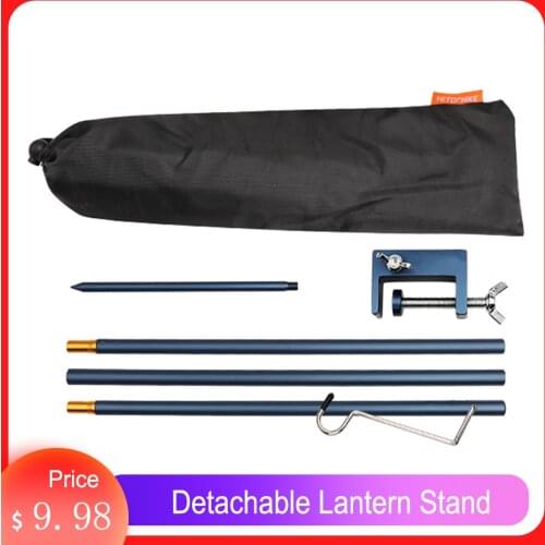 Lamp Holder Detachable Lantern Stand Lamp Tripod Camping Lamp Bracket Lamp Holder Portable Camping Hanging Light Fixing Stand