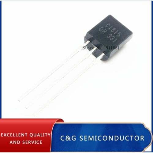 100 PCS 2SC1815 C1815 TO92 TO-92 NPN SILICON TRANSISTOR