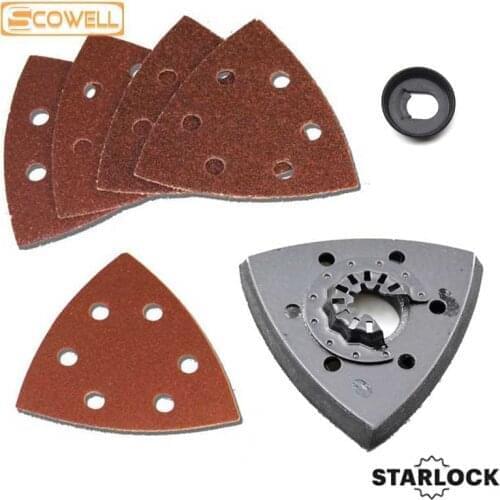 30% off Sanding paper and Triangular sanding pad suit for Starlock oscillating power tool machines Fein Dremel Multi Tools