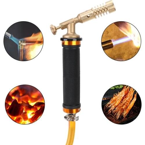 Welding Tool Welding Gas Torch Copper Liquefied Propane Gas for Soldering Weld Cooking Heating Electronic Ignition Welding Gun