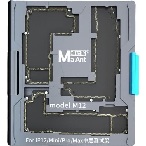 Ma-Ant 4 in 1 Mid-Frame Free Test Rack For iPhone X/XS/XS Max/11/11Pro/11 Pro Max/12/12 Pro/12 Pro Max Motherboard Repair Tool