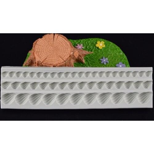 Cake Border Decoration Silicone Mold Dry Pace Fondant Cake Decorative Pattern Baking Tools