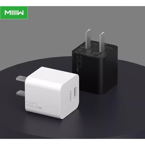 MIIIW Cube Charger 20W Fast Charging Version Smart Low Temperature Power Adapter Replacement For Travel Plug Charging Block