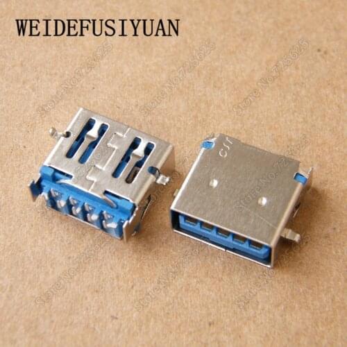10PCS USB 3.0 Port Jack Socket Connector 9pin Type-A Female for ACER SAMSUNG