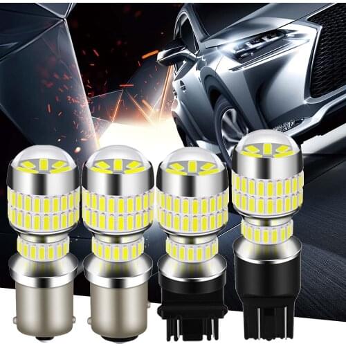 2X 3157 T25 1156 BA15S 7443 1157 Car Turn Signal Reverse Lights For Opel Astra J G Agila Zafira A B Corsa D Insignia Admiral