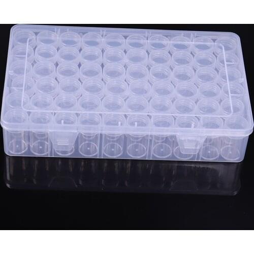 64/128pcs Bottles Diamond Painting Tools Accessories Storage Box Beads Container Diamond Embroidery Stone Mosaic Convenience Box