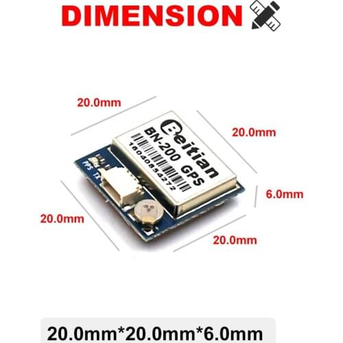 Beitian BN-200 Small Size M8030 Chipset GPS Module Antenna GPS GLONASS Dual GNSS For RC Long Range FPV Racing Drone Airplane