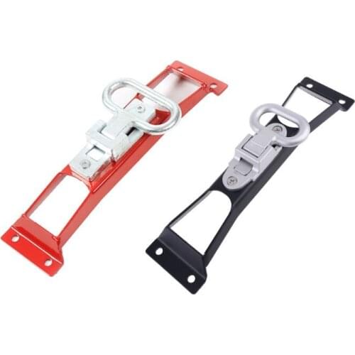 Black Red Metal Hinge Foot Step Pedal Exterior Folding Foot Rest Pedal Pegs for jeep Wrangler JK 2007-2016 Outside Car Foot